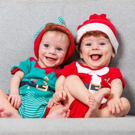 ‘Miracle’ twins Lucas and Bailey ready to celebrate first Christmas