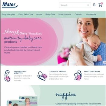 Introducing a new Mater Baby Products online shopping experience 