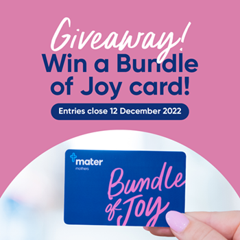 Enter for your chance to win a Bundle of Joy card!