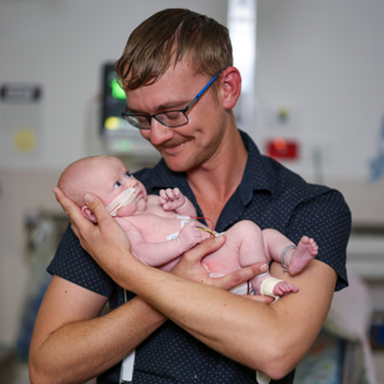 Miracle baby Scarlett makes Father’s Day extra special