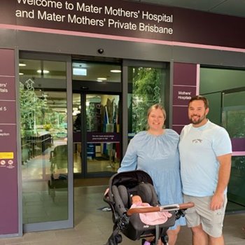 Central Queensland mum’s baby joy after three-month hospital stay 