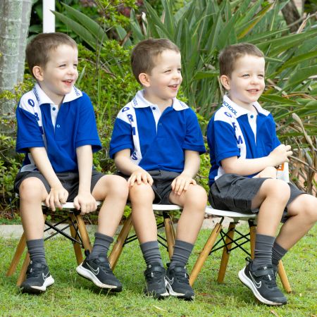 Oh brother! Miracle triplet boys are ready for school