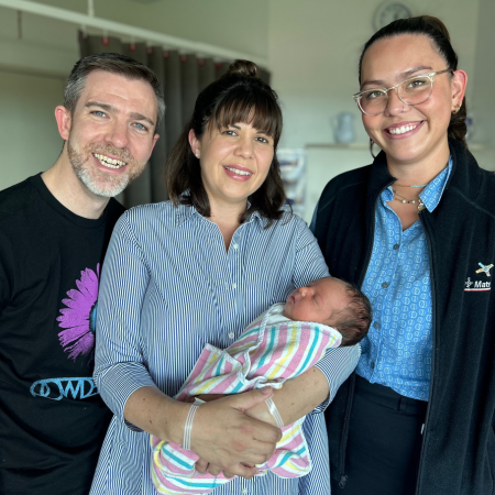 Baby Darcy is a ‘dream come true’ for ABC radio host 