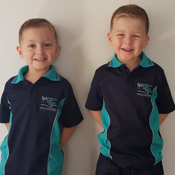 Jonty and Cooper start school 