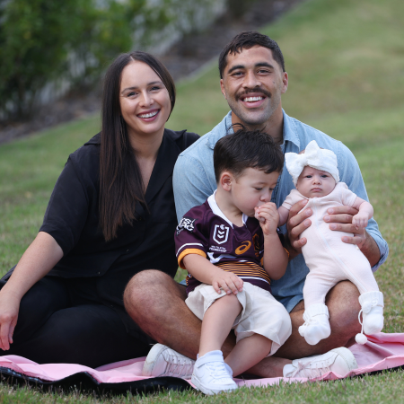 ‘Little angel’ Lara is a Father’s Day gift for Broncos dad Jordan