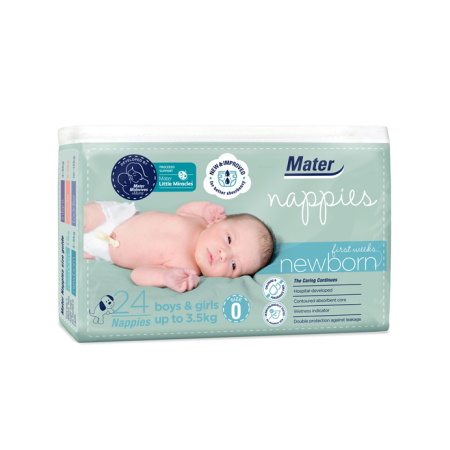 New features for our hospital-developed Mater Nappies-Newborn First Weeks