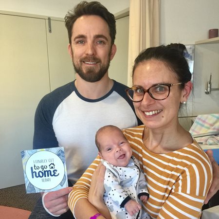 Baby Jenson's long journey home for Mother’s Day
